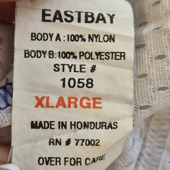 Maillot de basket réversible Eastbay Bleu/Blanc - Taille XL