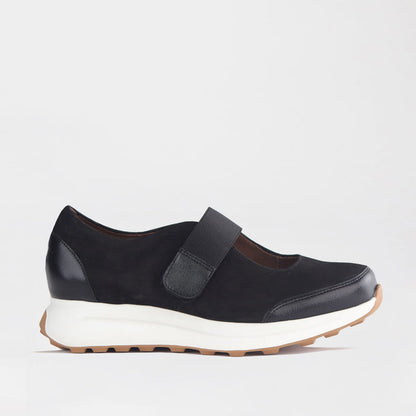 Froggie Shoes Sneakers C37 / Black Multi / 13115 Athleisure Mary Jane Sneaker