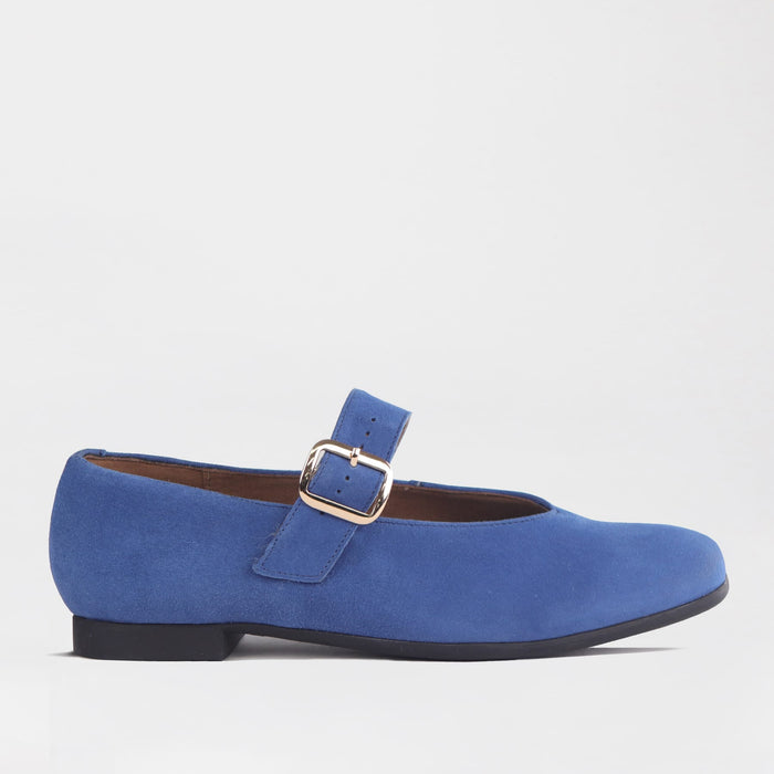 Froggie Shoes Closed Shoes 3 / French Blue / 13031 Mary Jane Flat Pump - Buckle Strap