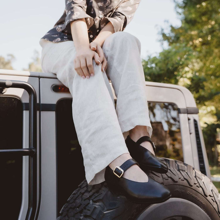 Froggie Shoes Closed Shoes Mary Jane Flat Pump - Buckle Strap