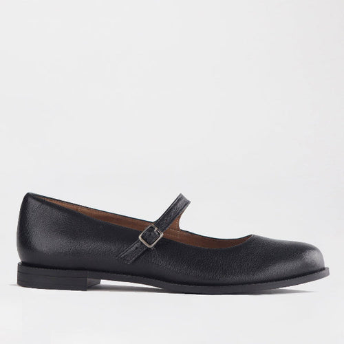 Factory Shop Shoes 4 / Black / 12882 Penny Pump with Bar Strap in Black -12883