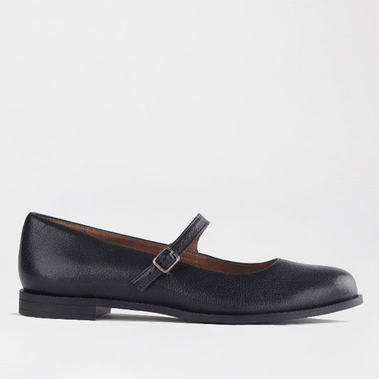 Factory Shop Shoes 4 / Black / 12882 Penny Pump with Bar Strap in Black -12883