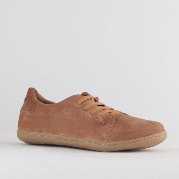 Froggie sneaker with Removable Footbed in Tobacco - 12749 - side angle.
