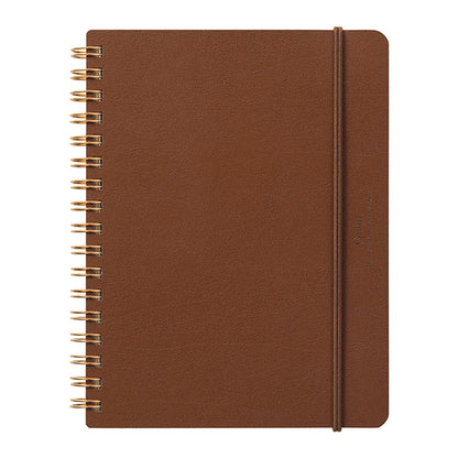 Midori Grain B6 Notebook - Dark Brown