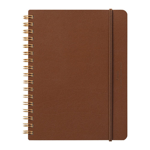 Midori Grain B6 Notebook - Dark Brown