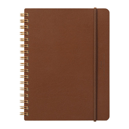 Midori Grain B6 Notebook - Dark Brown