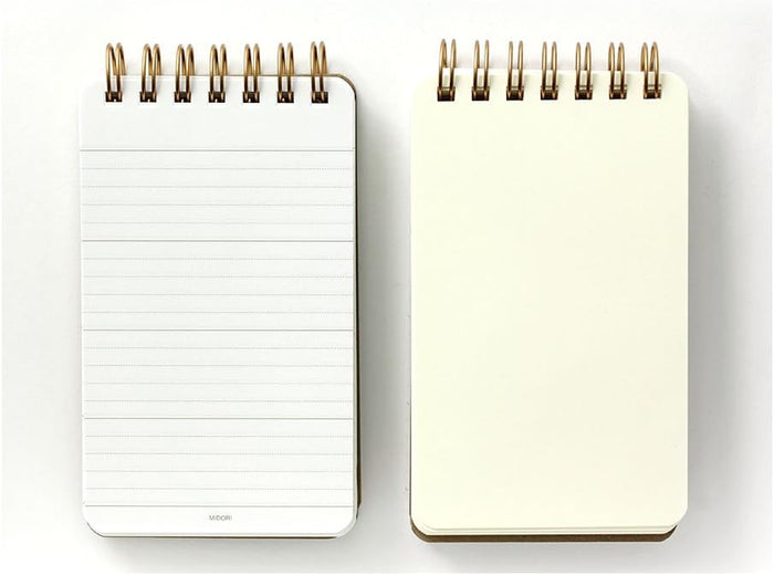 Midori Grain Memo Pad - Dark Brown