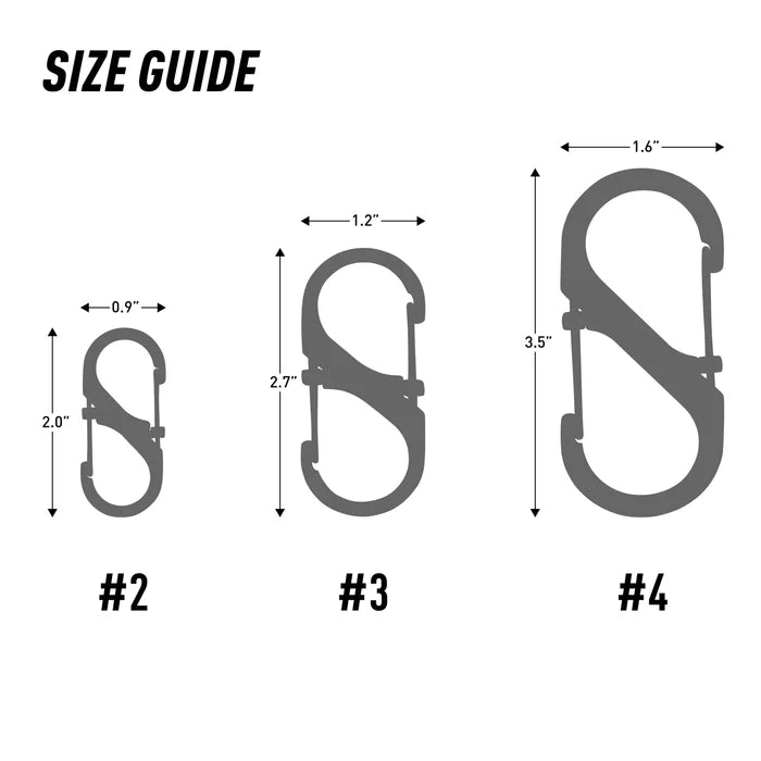 Nite Ize S-Biner SlideLock #4 - Stainless