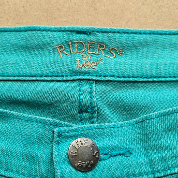 Pantacourt femme Riders by Lee turquoise taille 44/46