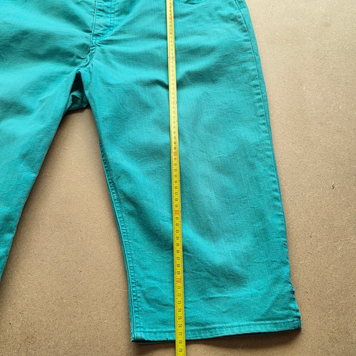 Pantacourt femme Riders by Lee turquoise taille 44/46