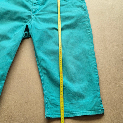 Pantacourt femme Riders by Lee turquoise taille 44/46