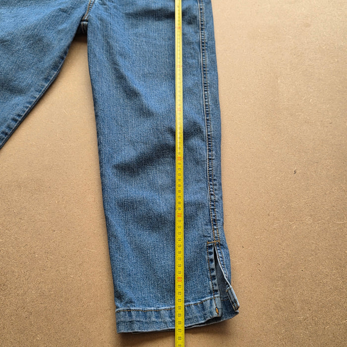 Pantacourt Levi’s femme en jean bleu – taille 38