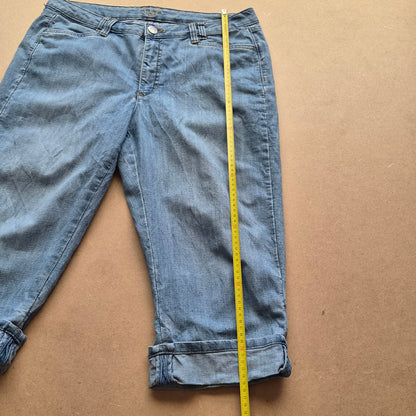 Pantacourt Riders by Lee femme denim bleu – taille 42