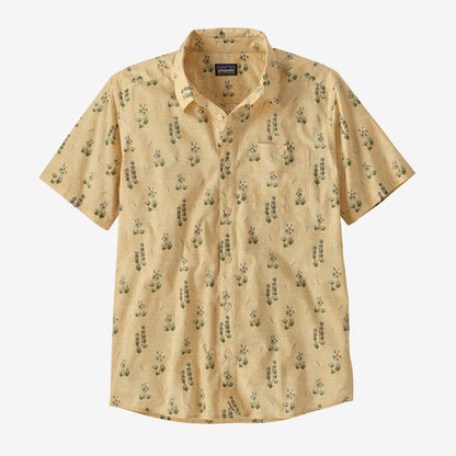 Patagonia Men's Go-To Shirt - Lupine Trail: Beeswax Tan
