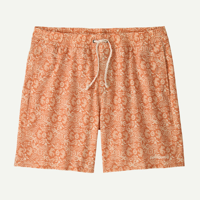 Patagonia Men's Hydropeak Volley Shorts 16" -  Mountain Breeze: Sunset Orange