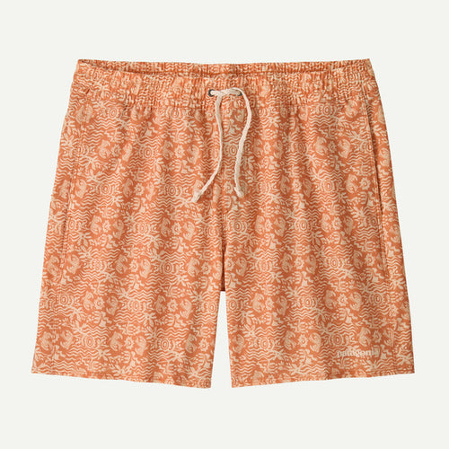 Patagonia Men's Hydropeak Volley Shorts 16" -  Mountain Breeze: Sunset Orange