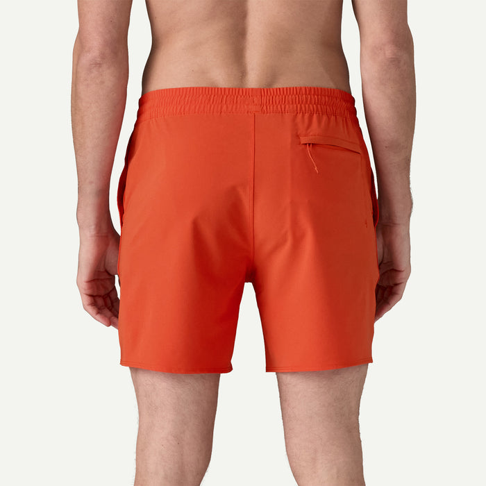 Patagonia Men's Hydropeak Volley Shorts 16" -  Mountain Breeze: Sunset Orange