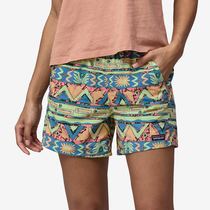 Patagonia Women's Baggies™ Shorts - 5" - Wild Botanist: Tidal Teal