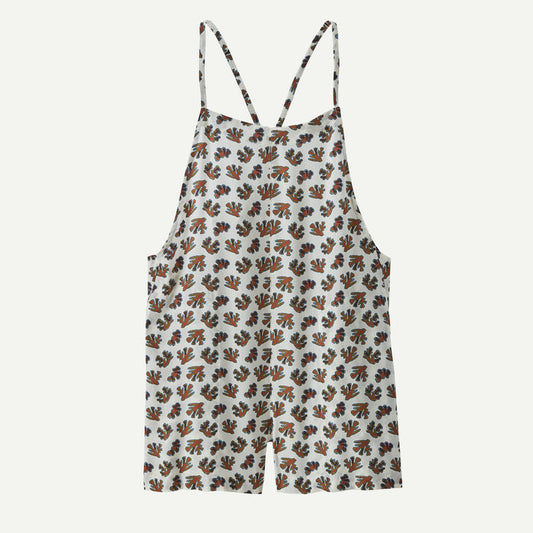 Patagonia Women's Tidal Threads Romper - Oh Coral: Wool White
