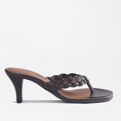 Froggie Shoes Sandals Froggie Women's Plaited Sandals-Brown Leather -12969