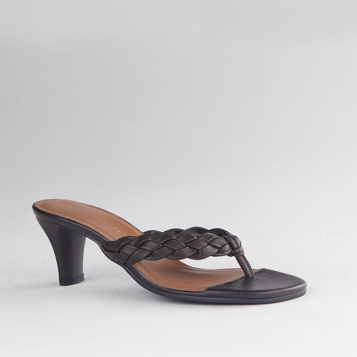Froggie Shoes Sandals Froggie Women's Plaited Sandals-Brown Leather -12969