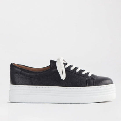 Froggie  Platform Sneaker in Black - 12025 - single side.