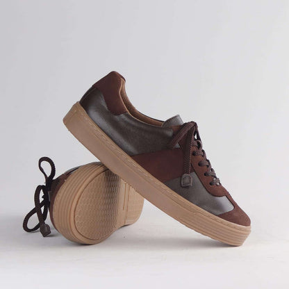 Froggie Shoes Sneakers Retro Lace-up Sneaker