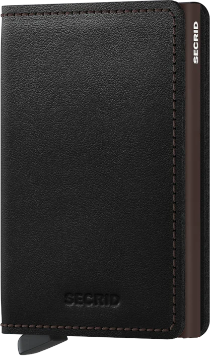 Secrid Slimwallet - Original Black and Brown