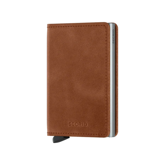 Secrid Sllimwallet - Vintage Cognac Silver