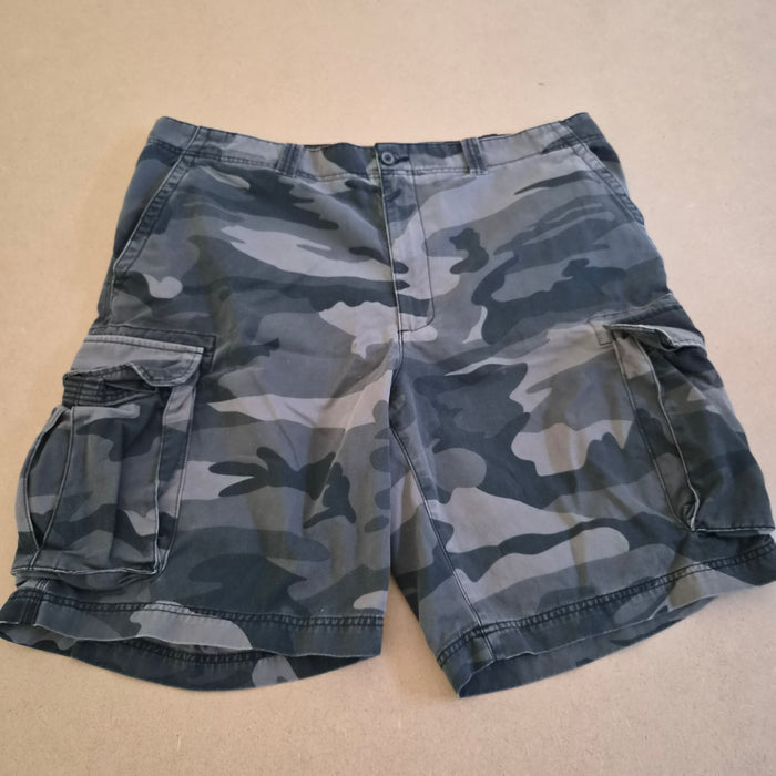 Short Cargo Camouflage Urbain "True Nation" – Style Streetwear / Y2K – Taille 42 (XXL/3XL)