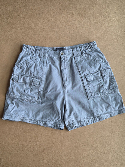 Short cargo Croft & Barrow bleu gris - vue de face