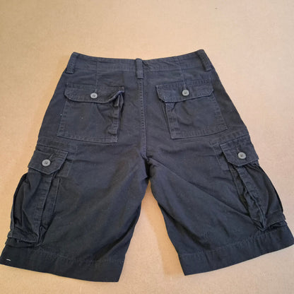 Short Cargo Noir "Arizona Jean Co." – Style Streetwear / Y2K – Taille  US 28- 38FR