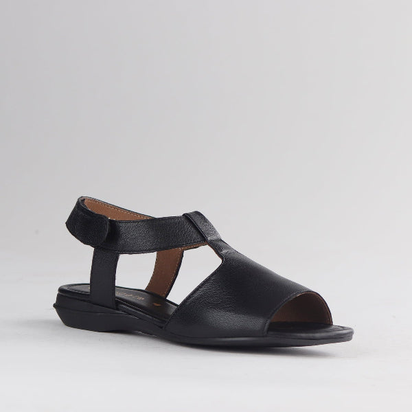 Factory Shop Shoes Froggie Women's Slingback Sandal in Black - 12554