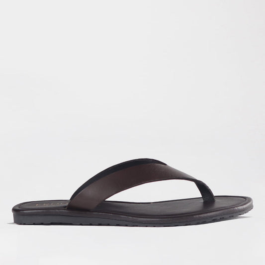Froggie Shoes Sandals Froggie Women's Slip Slop Sandal-Brown Leather - 13001