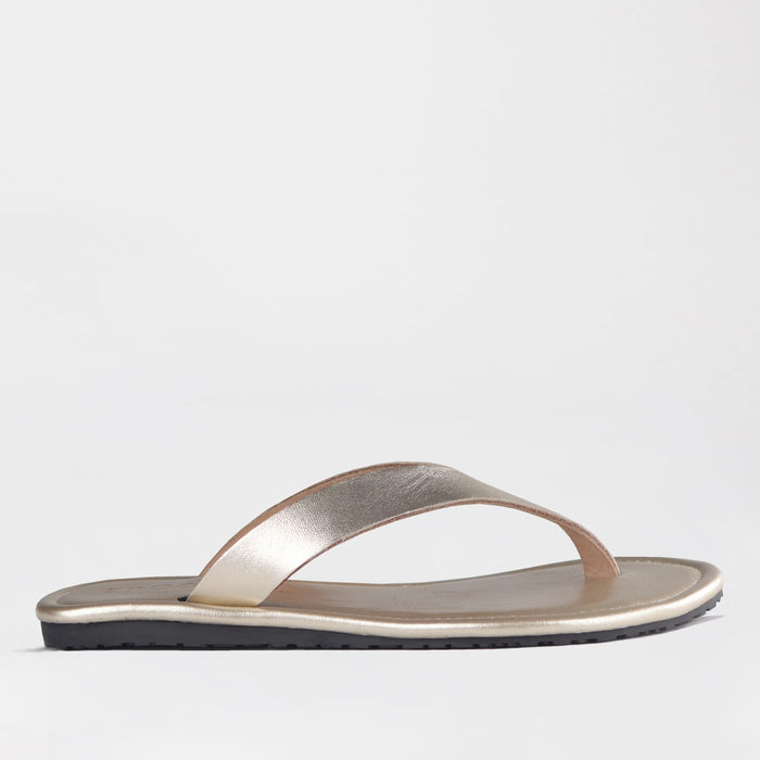 Froggie Shoes Sandals Froggie Women's Slip Slop Sandal -Gold Leather -13001