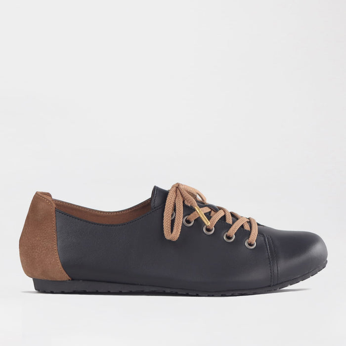 Factory Shop Shoes Froggie Women’s Sneaker- Black - 13032 - side.