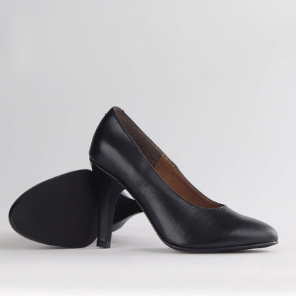 Froggie Shoes Shoes Stiletto Court Shoe in Black - 12825