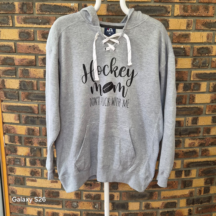 Sweat J. America Hockey Mom gris taille XL
