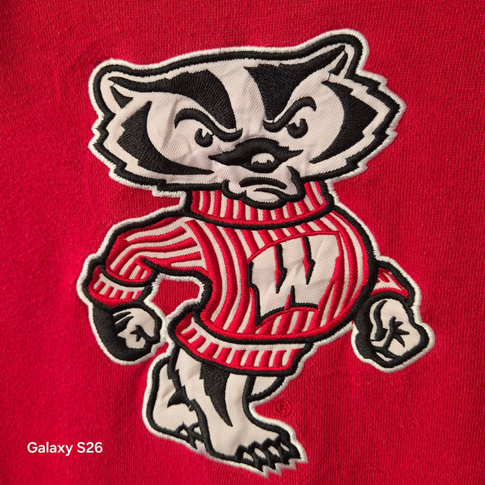 Sweat Stadium Athletics Wisconsin Badgers rouge femme XXL
