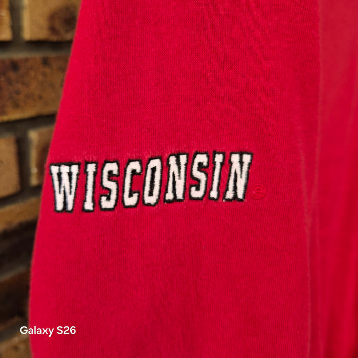 Sweat Stadium Athletics Wisconsin Badgers rouge femme XXL