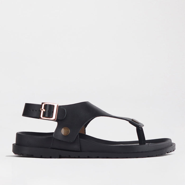 Froggie Sling back buckle in Black STRAP ONLY - 12717 - single side.