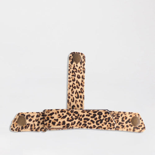 Froggie Swop Flop Upper T-Bar Sandal in Cheetah Print - 12731