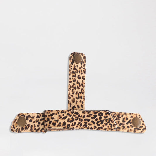 Froggie Swop Flop Upper T-Bar Sandal in Cheetah Print - 12731