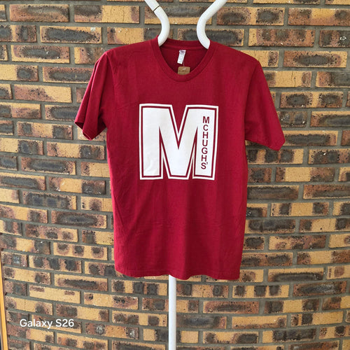 T-shirt American Apparel McHugh's UCC rouge – M