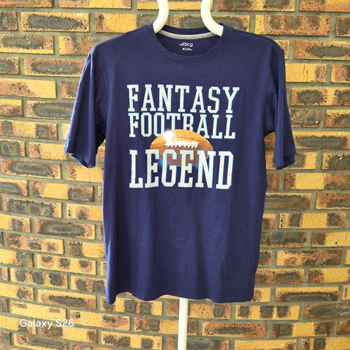 T-shirt BCG Fantasy Football Legend bleu marine – M