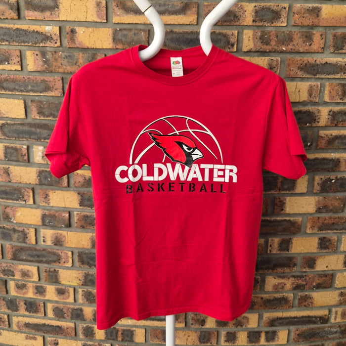 T-shirt Coldwater Basketball Fruit of the Loom rouge – M