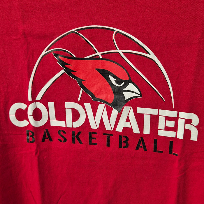 T-shirt Coldwater Basketball Fruit of the Loom rouge – M