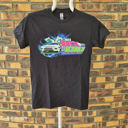 T-shirt Gildan Back to the Science noir taille S