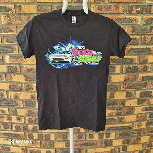 T-shirt Gildan Back to the Science noir taille S