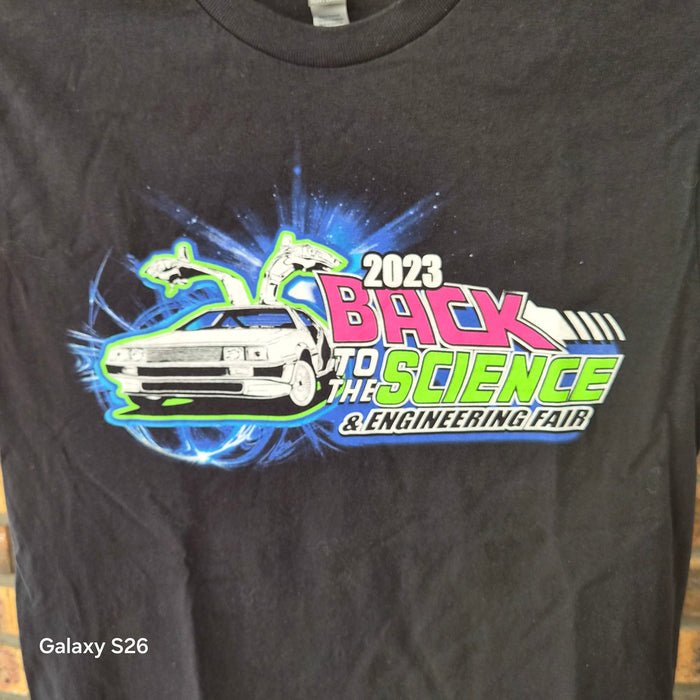 T-shirt Gildan Back to the Science noir taille S